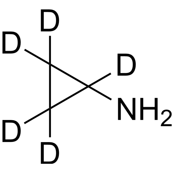 Cyclopropylamine-d<sub>5</sub> Chemical Structure