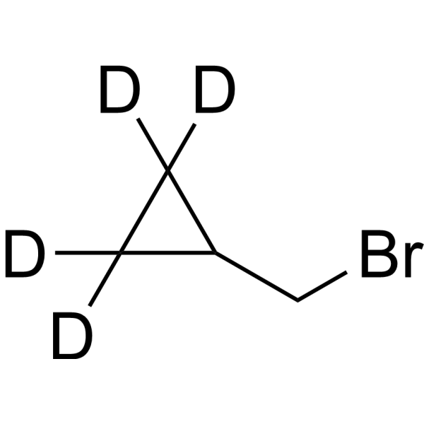 Cyclopropylmethyl bromide-d<sub>4</sub> Chemical Structure