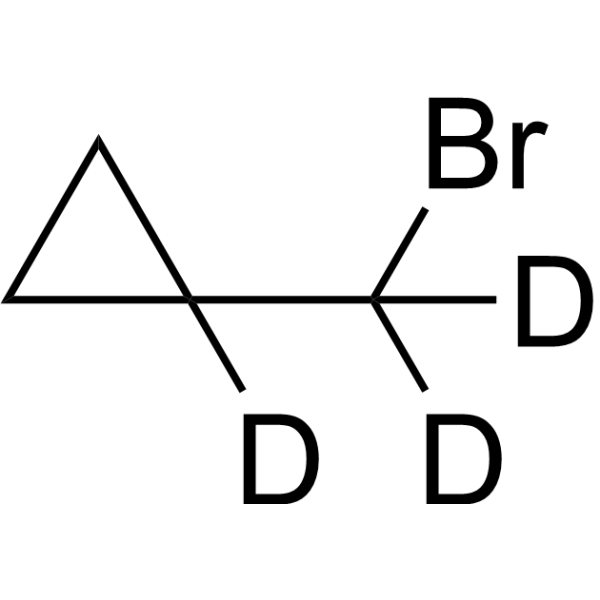 Cyclopropylmethyl bromide-d<sub>3</sub> Chemical Structure