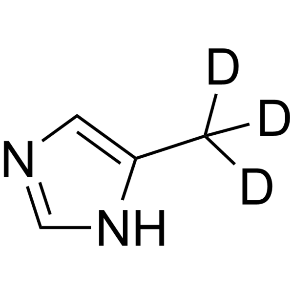4-Methyl-imidazole-d<sub>3</sub> Chemical Structure