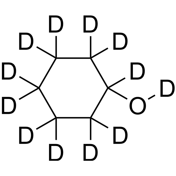 1-Cyclohexanol-d<sub>12</sub> Chemical Structure