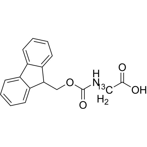 Fmoc-Gly-OH-13C Chemical Structure