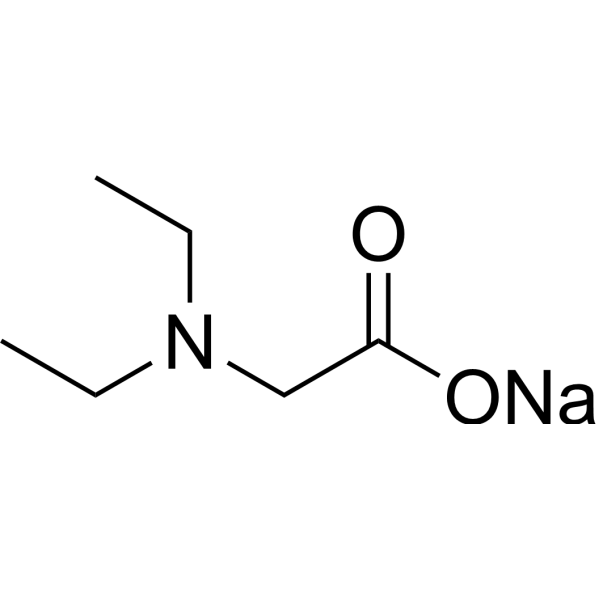 Sodium diethylglycinate Chemical Structure