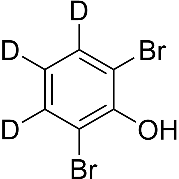 2,6-Dibromophenol-d<sub>3</sub> Chemical Structure