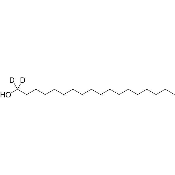 1-Hydroxyoctadecane-d<sub>2</sub> Chemical Structure