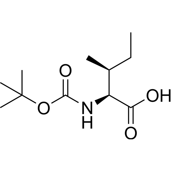Boc-L-Ile-OH Chemical Structure