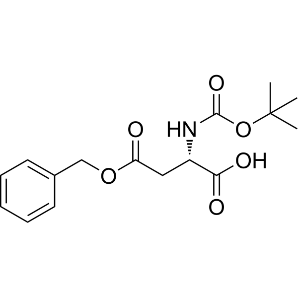 (<em>2</em>S)-<em>4</em>-(Benzyloxy)-<em>2</em>-[(tert-butoxycarbonyl)amino]-<em>4</em>-oxobutanoic acid